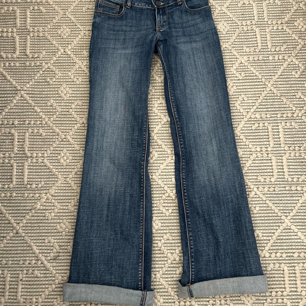 Tin Haul Blue trouser cut jeans size 25Long